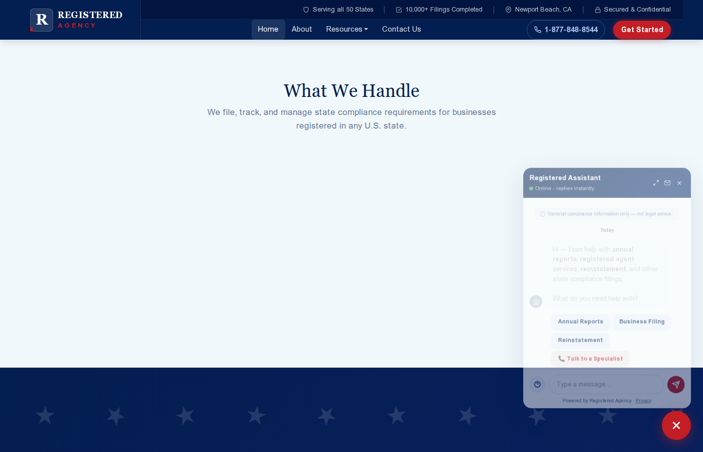 Chat assistant expanded view